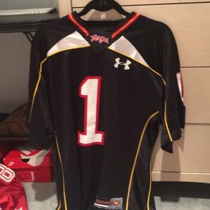 Maryland Terps #1 Under Armour Jersey, Size Small